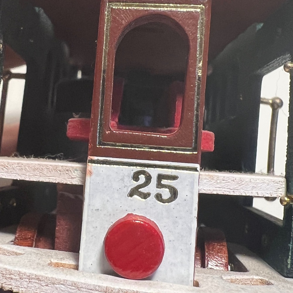 GATCO San Francisco Cable Car Music Box Powell & Hyde Green Brown Wood No. 25 - Picture 11 of 12